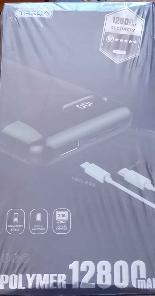 CARGADOR PORTATIL POWER BANK 12800 TREQA