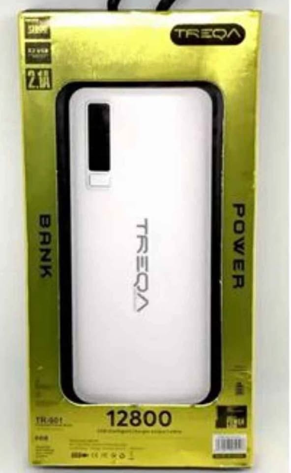 CARGADOR PORTATIL POWER BANK 12800 TREQA